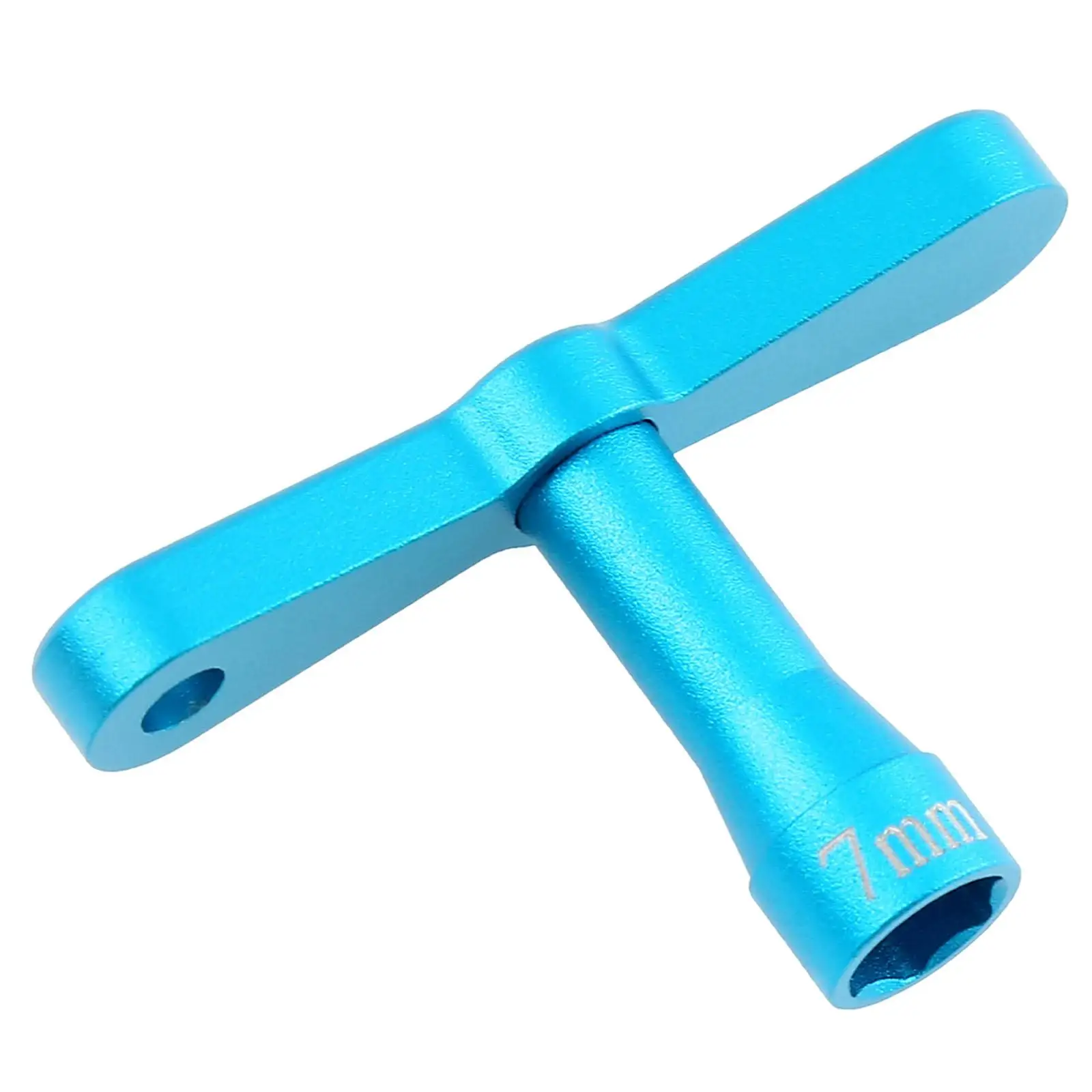 Multipurpose Wrench Metal 7mm Hex Drive Sleeve RC Car Wheel Nut Spanner Tool for Off Road Truck Maintenance and Upgrades