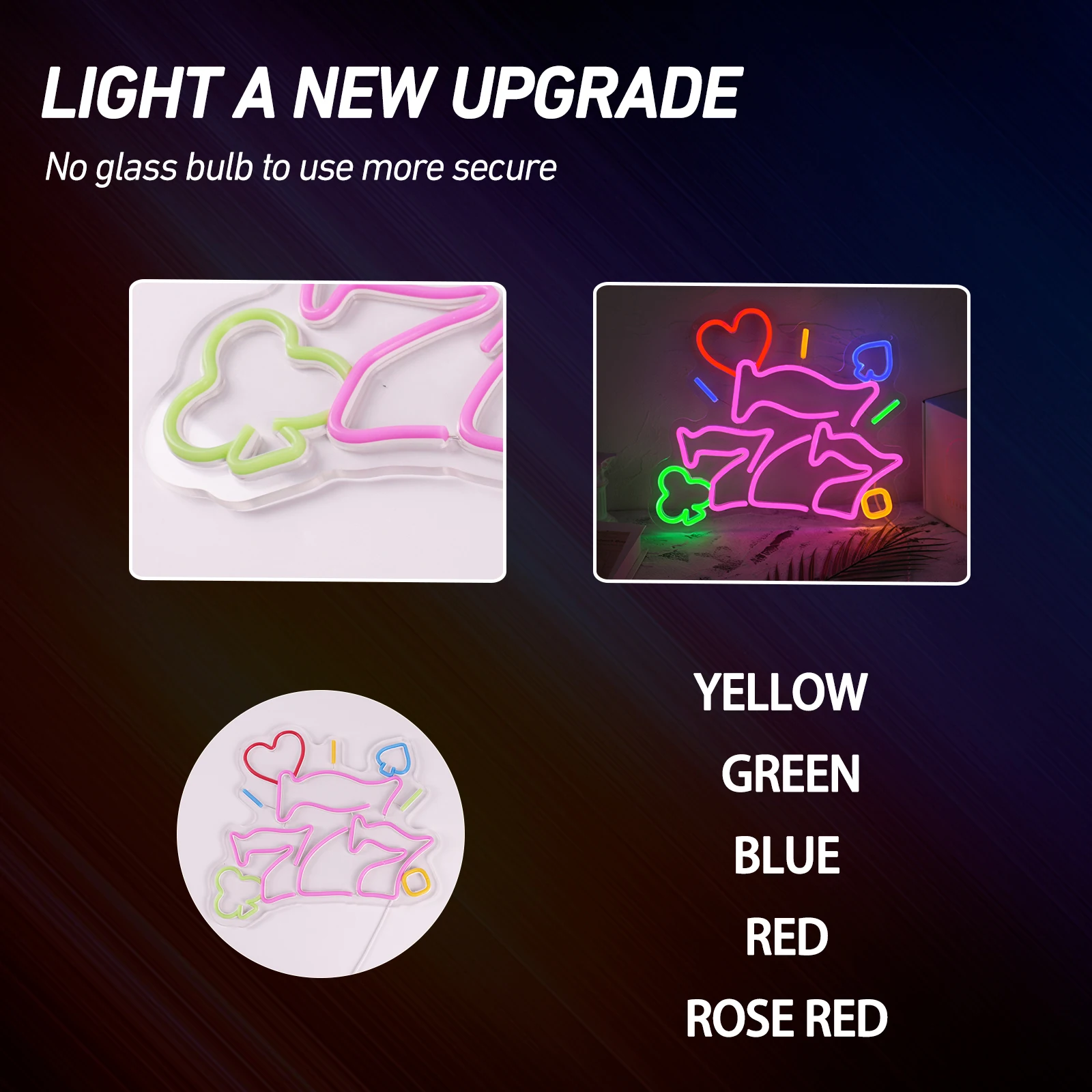 1PC Neon Sign, Super Bright Led  Sign, Adjustable Brightness sign, USB Interface,For Party Club Hotel