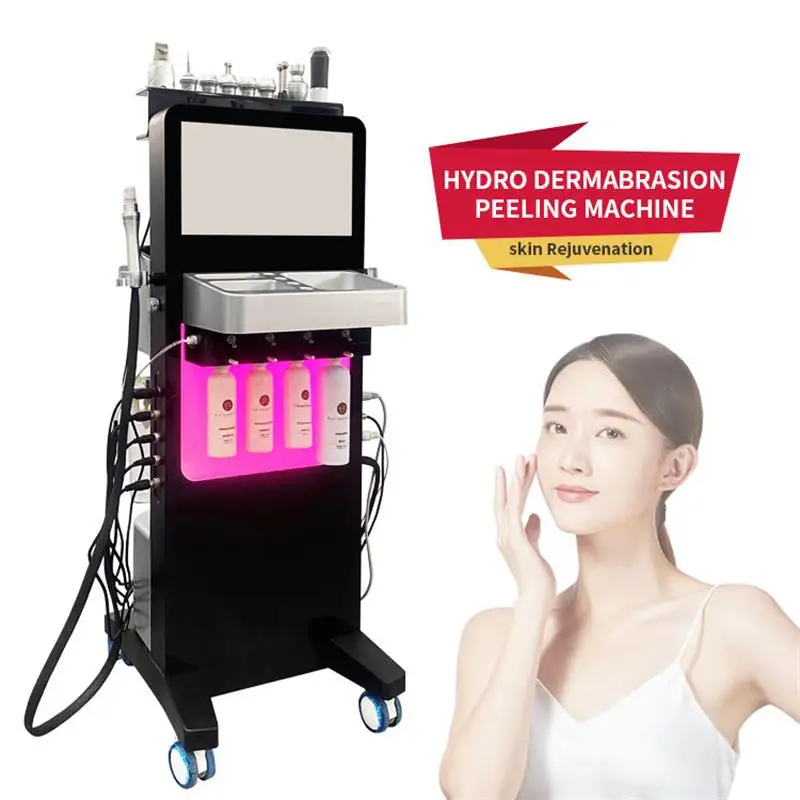 12in1 Multifunctional Standing Oxygen Skin Care Machine for Facial Cleansing Rejuvenation Blackhead Removal & Facial Lifting