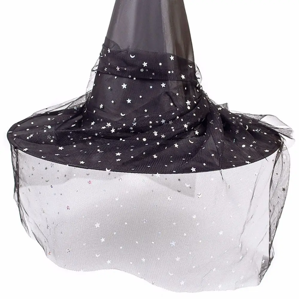 بسيطة الإناث القبعات الدانتيل للجنسين شبكة تأثيري قبعات الحفلات قبعات الهالوين قبعات الساحرة معالج الدعائم قبعات