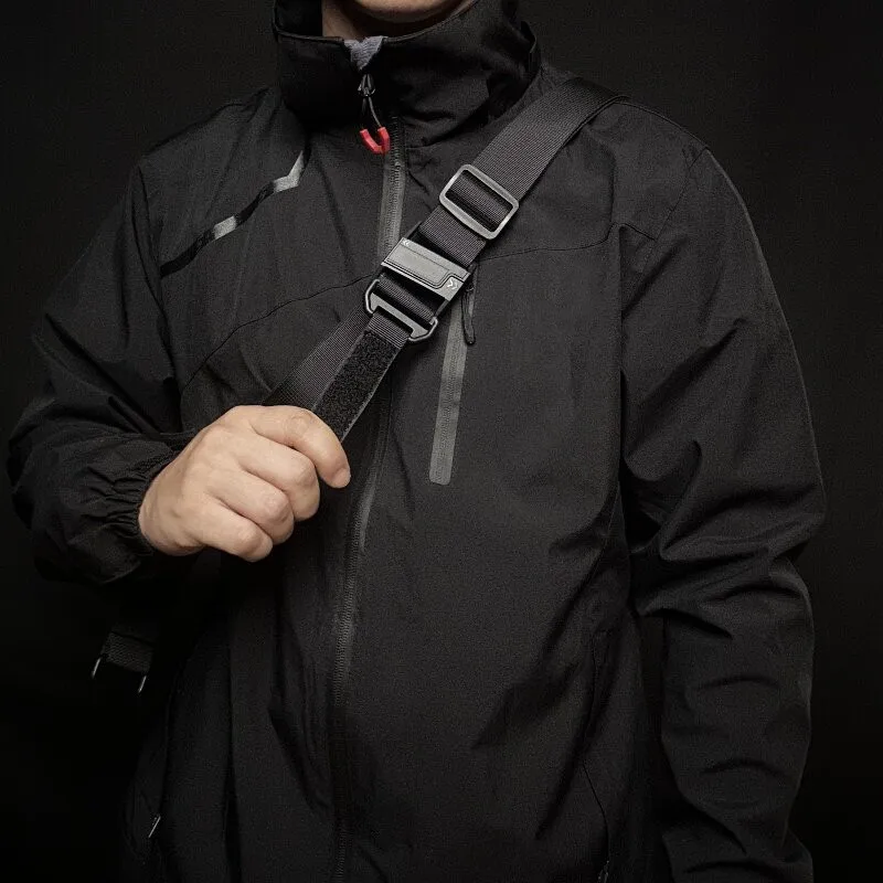 Tactical Quick-release Sliding Shoulder Strap Multifunctional Magnetic Buckle DIY Quick Adjustment Gravity-release Bag Strap