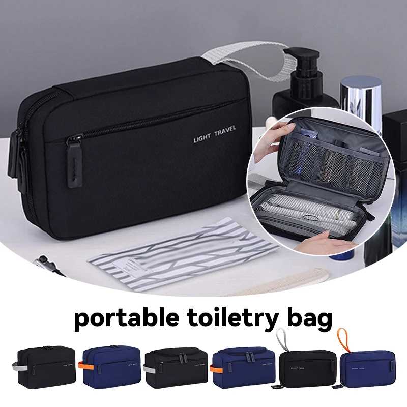 

Large Capacity Toiletry Bag for Men & Women Waterproof Portable Cosmetic Organizer Multi-Functional Shaving & Makeup Storage Bag