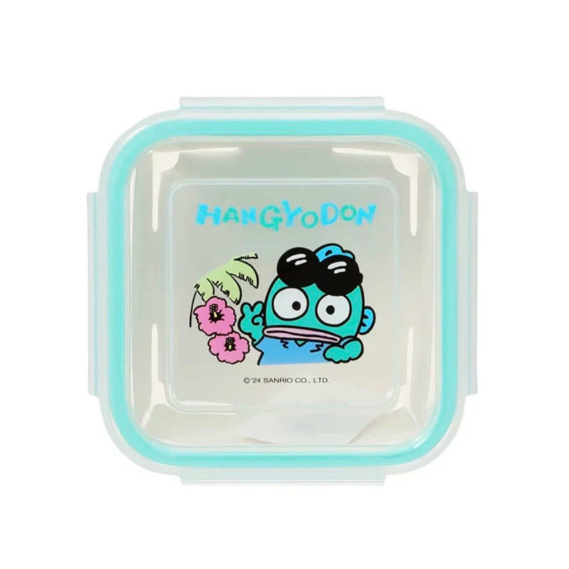 Fiambrera Kawaii Miniso Clown Fish de 300 ml, fiambrera cuadrada con hebilla de cuatro lados para microondas 3
