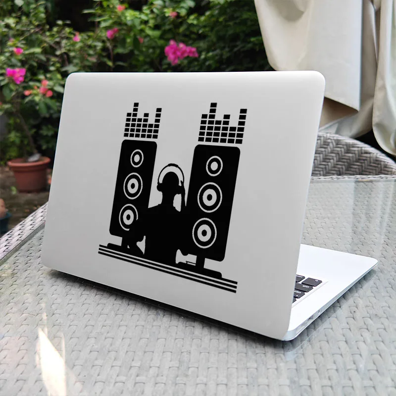 DJ Turntable Console Vinyl Laptop Decal for MacBook Air Retina Pro 16