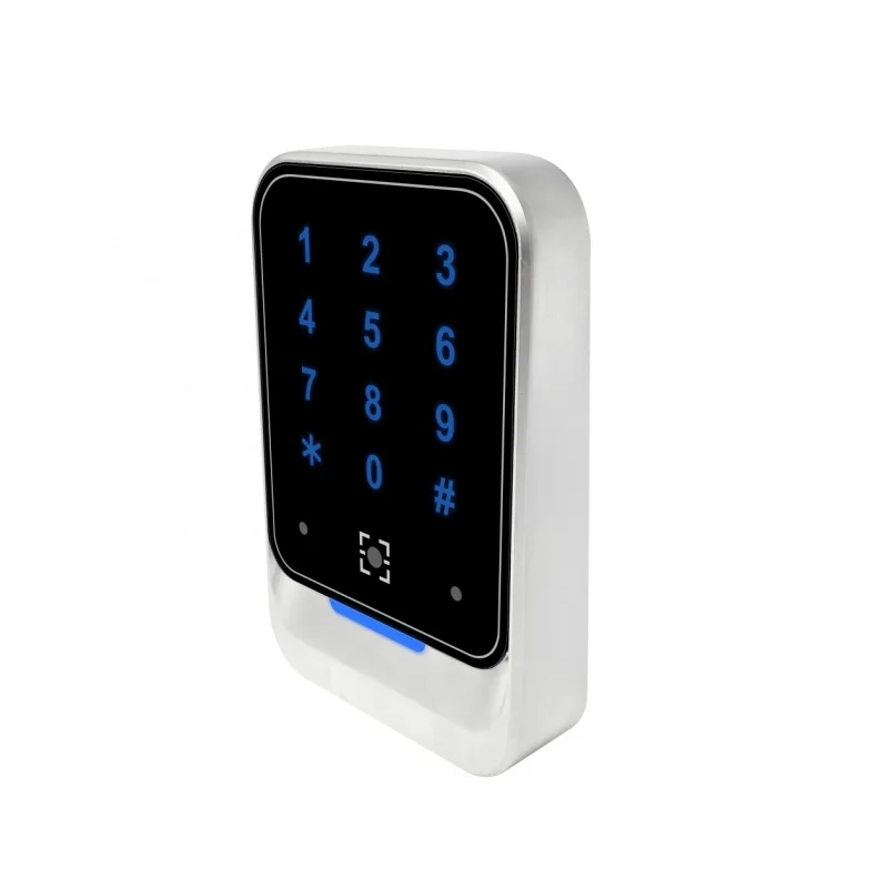 QR600-HK QR+NFC+Touch Keypad Password IC Card Reader RS485/OSDP Output RFID Card MetaL For Door Access Control Security System