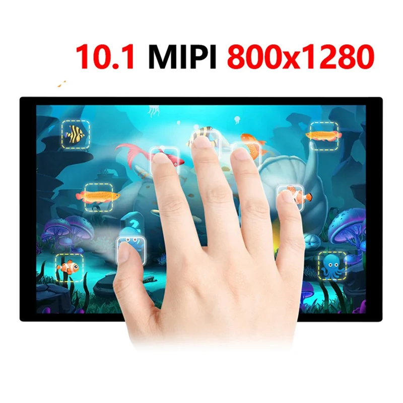 AEF7-10.1 Inch LCD DSI MIPI Touch Screen Display 800X1280 For ESP32-P4/Luckfox-Titan-RK3576/Luckfox-Lyra-RK3506