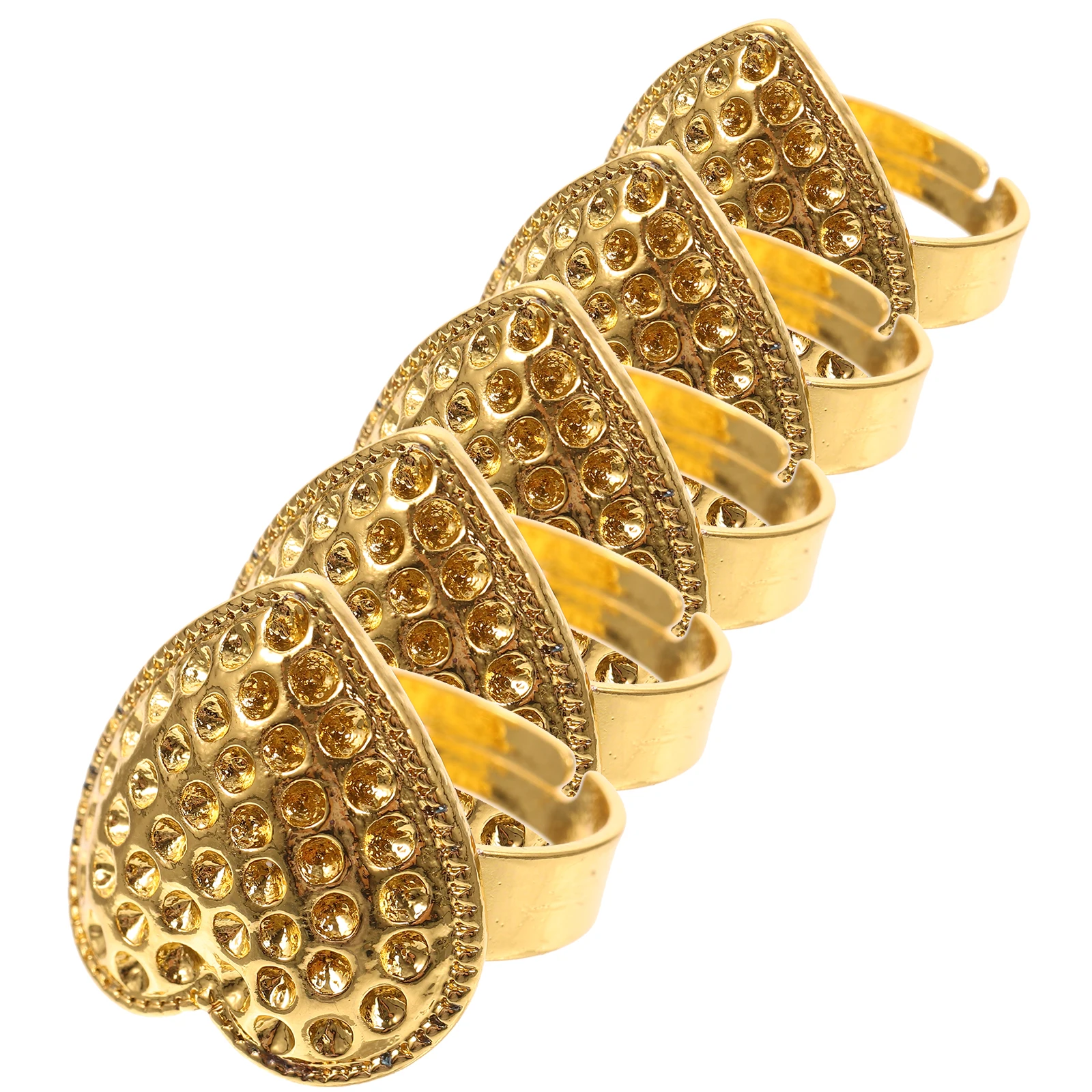 

5pcs Thimble Needle Protectors Professional Finger Guards for H Sewing Portable Convenient Ring Covers Household