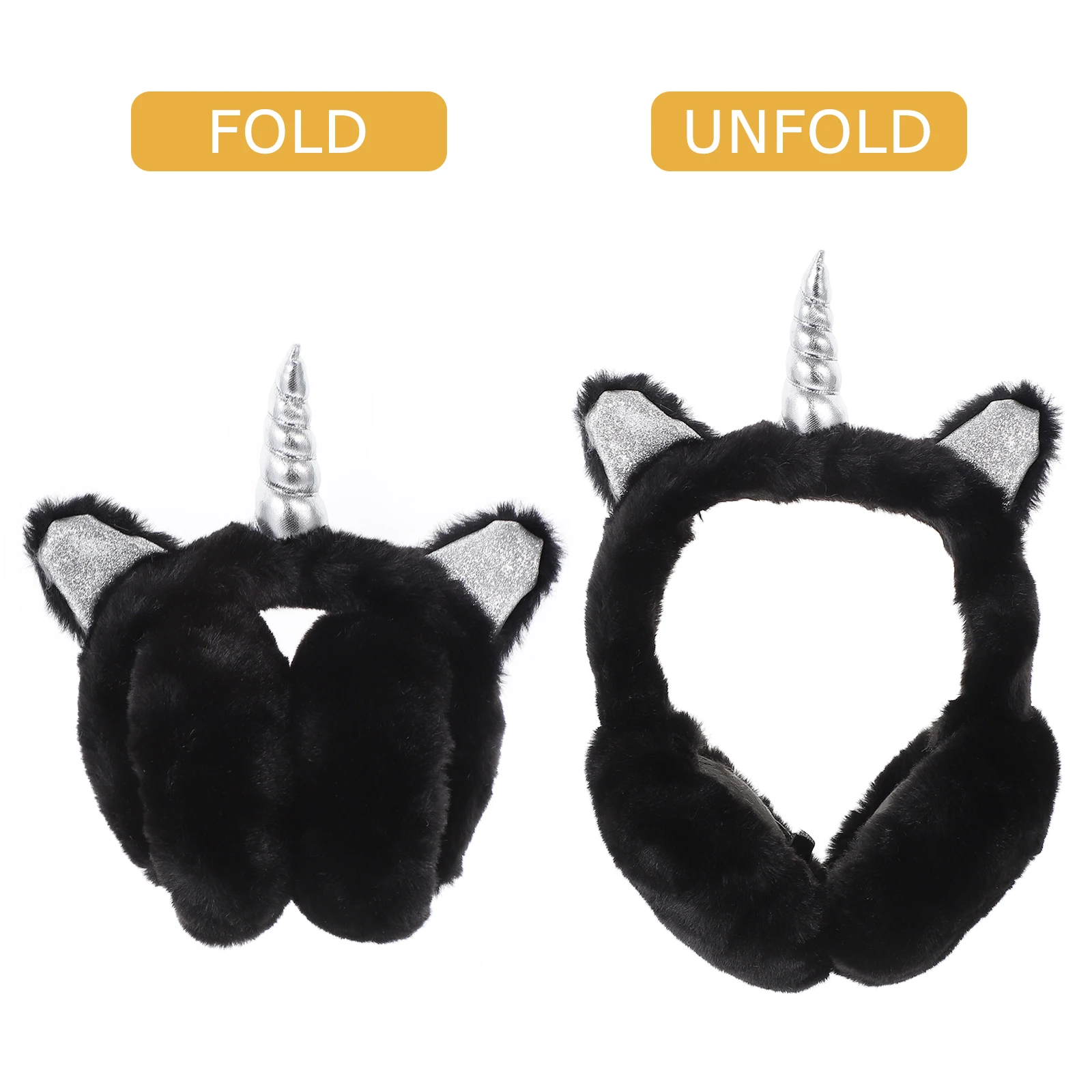 

Unicorn Earmuffs Ear Warmers Winter Ear Covers Kids Christmas Gifts Non Slip Super Texture Comfortable Fit