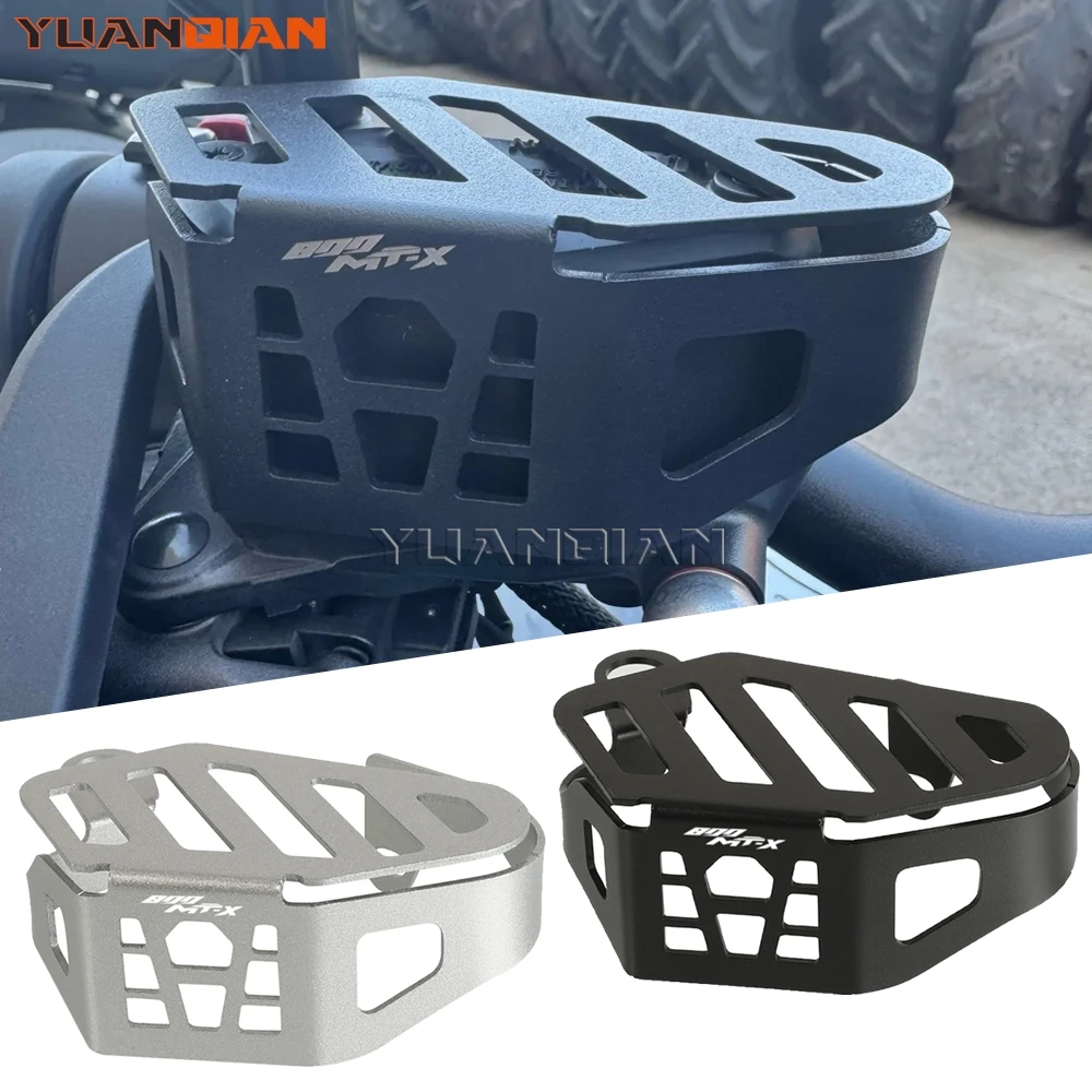 

For CFMOTO CF MOTO 800MTX 800 MTX 800 800MT-X 2024 2025 2026 Motorcycle Front Rear Brake Fluid Reservoir Guard Cover Protector
