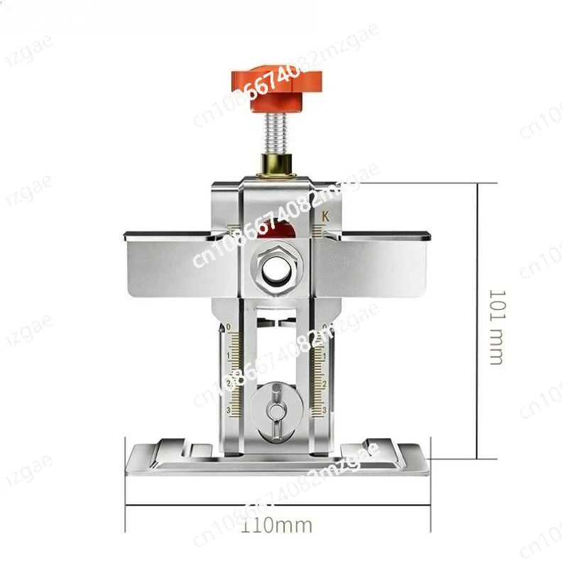 2.6mm Seam Retention Fixing Plate Adjustable Magnetic Suction Cabinet Installation Positioning Piece Hinge Assisted Drill Tools