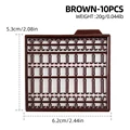 Brown-10pcs