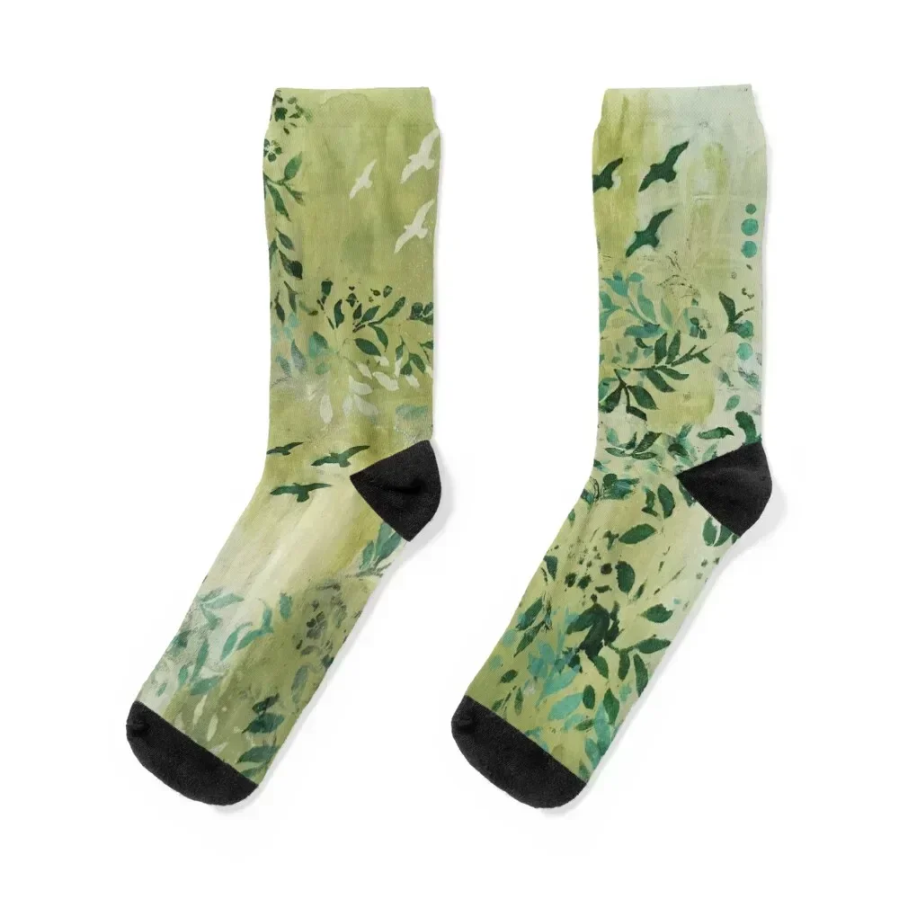 Birds in my garden Socks shoes heated Socks Women's Men's