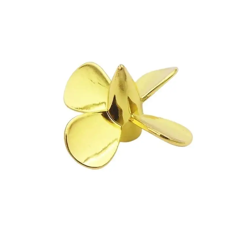 RC Boat 4-Blades Metal Propeller 3mm M3 26mm Submerged RH LH Prop For RC Boat Scale Marine Aircraft Carrier Submarine