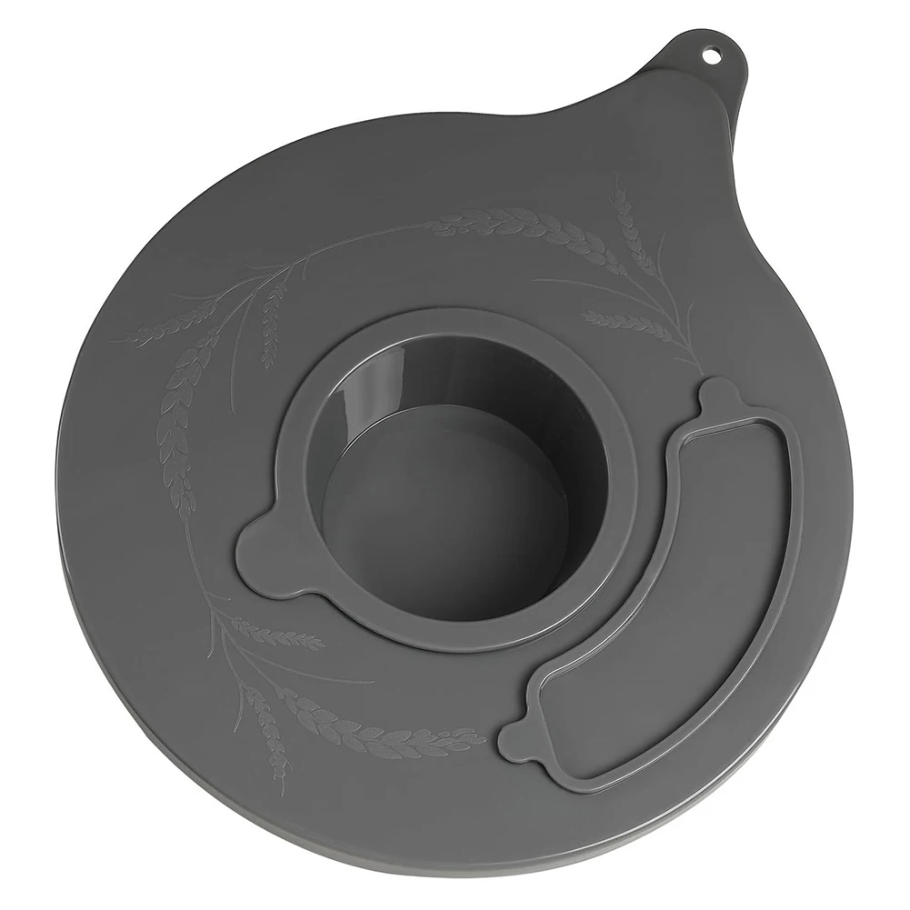 

Крышка для кухонной посуды из серого стекла: плотное прилегание, надежная герметизация