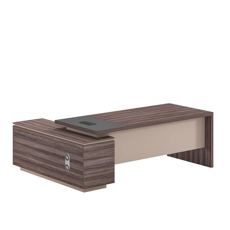 

Large Office Executive Desk Computer Desk Wood Manager Desk with Drawer