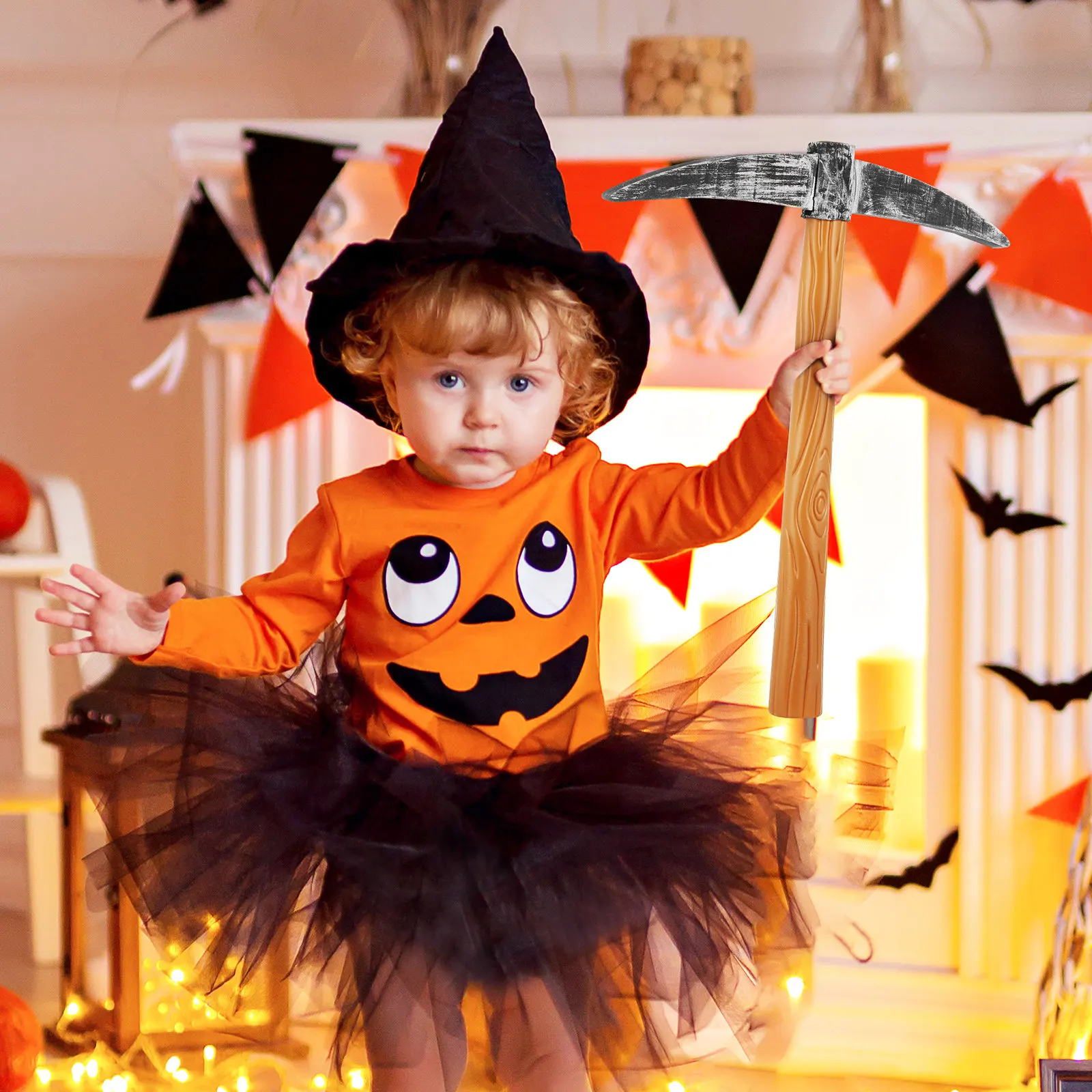 

Набор реквизита: гномья кирка и лопата для Хэллоуина, косплея, сценических выступлений, аксессуар для костюма гнома, реквизит из пенопласта