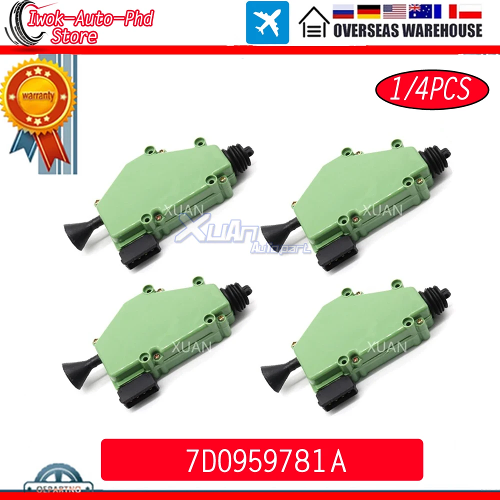 Door Lock Actuator Central Locking For Volkswagen Vanagon Transporter EuroVan Caravelle T3 T4 Multivan 7D0959781A