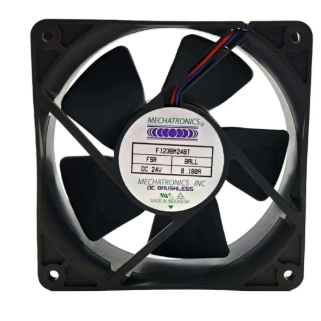 

Mechatronics F1238M24BT DC 24V 0.18A 120x120x38mm 2-Wire Server Cooling Fan