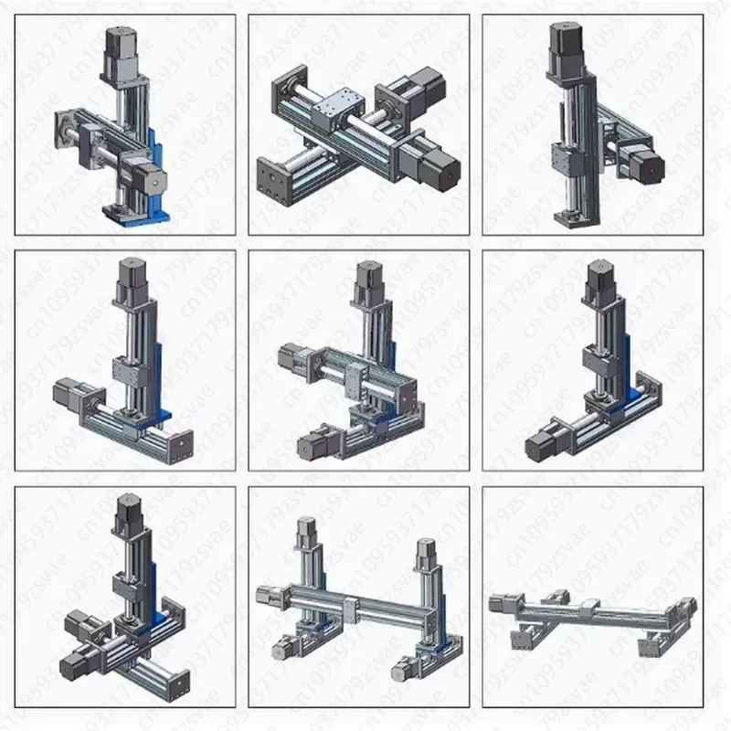 XYZ Three-axis Motion Platform, Precision Cross Slider, Linear Module, Screw Slider, Linear Gantry Table