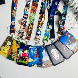 Anime Lanyards Keychain Animated Mobile Phone ID Card pass Hang Rope DIY Jewelry Accessories wholesale