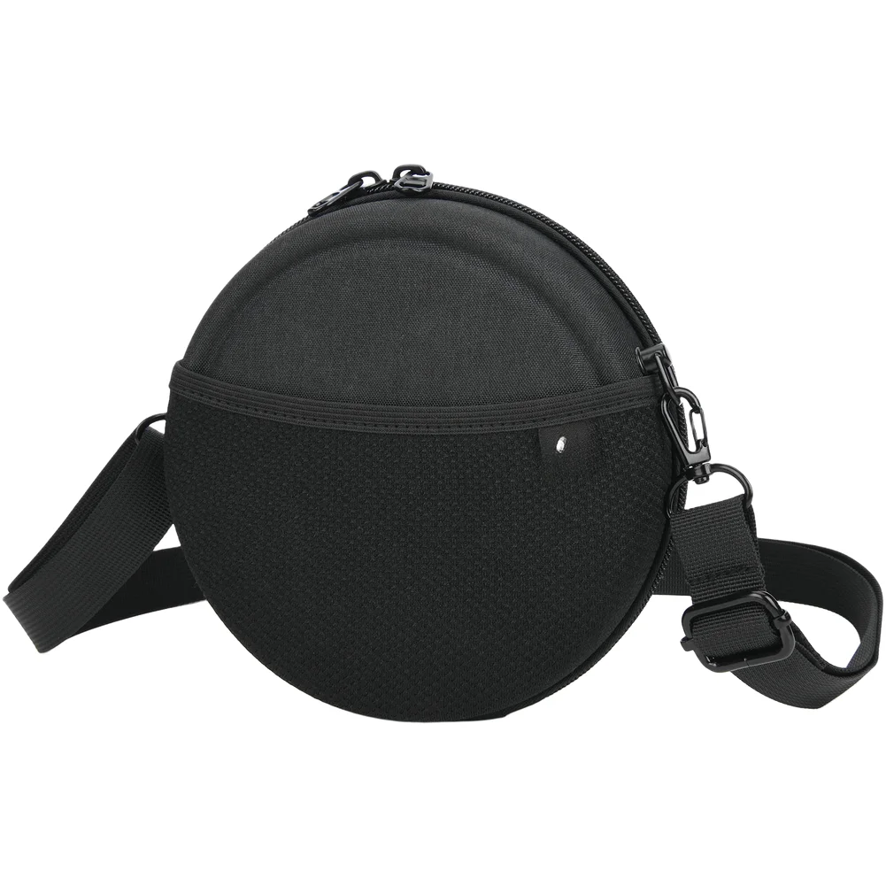 1 Piece 300D Fabric Hard Case With Mesh Pocket For 6 Inch Portable CD Player Disc And Cable Storage Bag