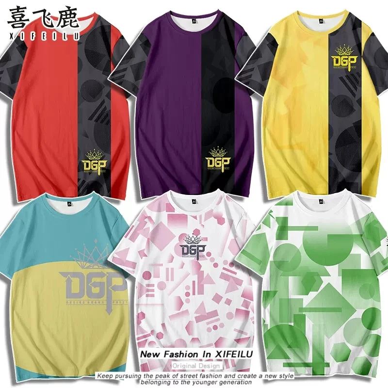 2023 NEW Men Women Student Summer Unisex Loose Shirt Tops Anime KAMEN RIDER GEATS Hooded T-Shirt Cosplay Costume