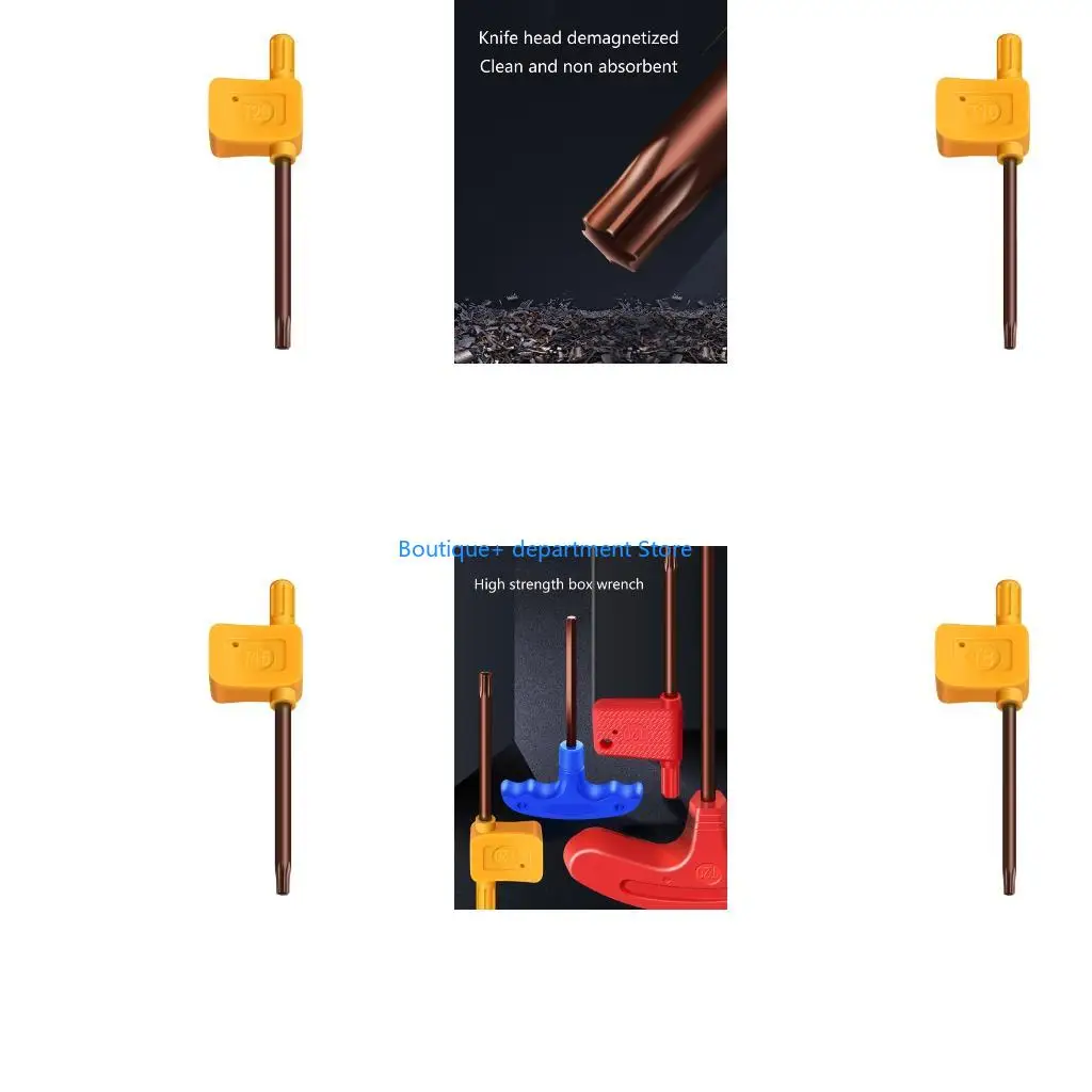E1PD Torx Head Security Screw Bolt Hole Screwdriver Tool for Mechanical Repair