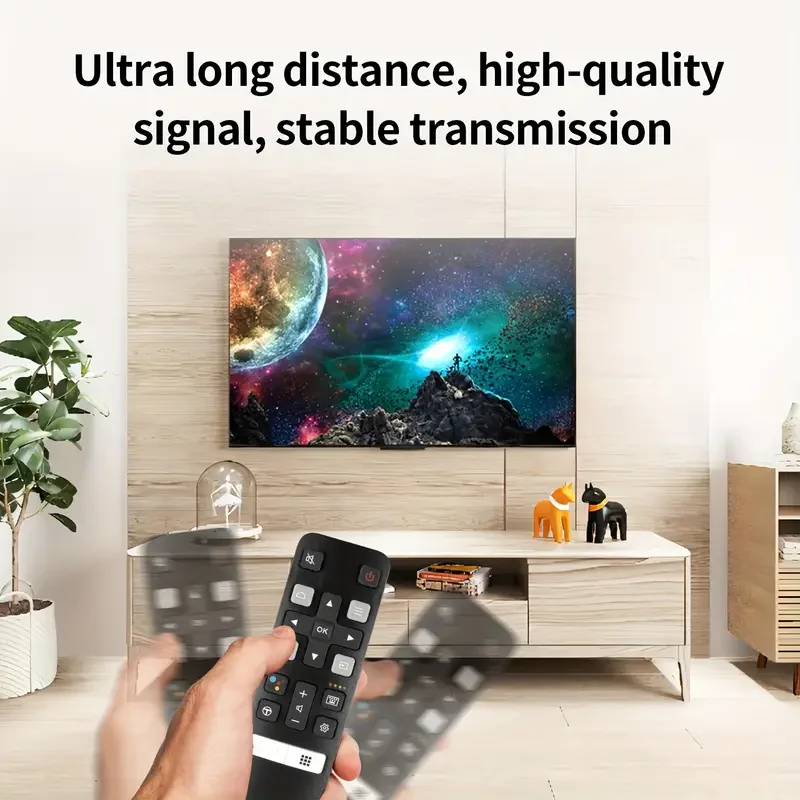 Controle remoto de substituição RC802V FMR1 para TCL Smart TV, controle remoto infravermelho, adequado para muitos modelos de Smart TV (RC802V FMR1 I