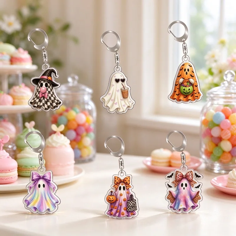 Hot New Arrival Acrylic Selfmade Keychain Key Chain Cute Backpack Pendant Game Fans Gift Ornaments Birthday Gift 5cm Acrylic
