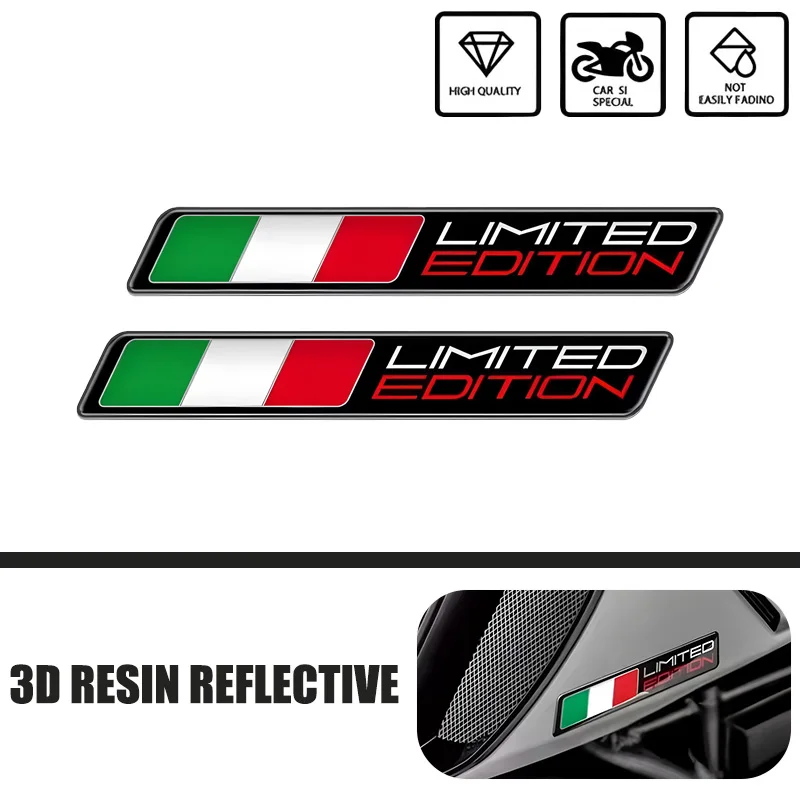 

3D наклейка на мотоцикл, наклейки с флагом Италии, ограниченная серия, чехол-наклейка для Aprilia RS4 RSV4 Ducati Monster 1199 1299 1098