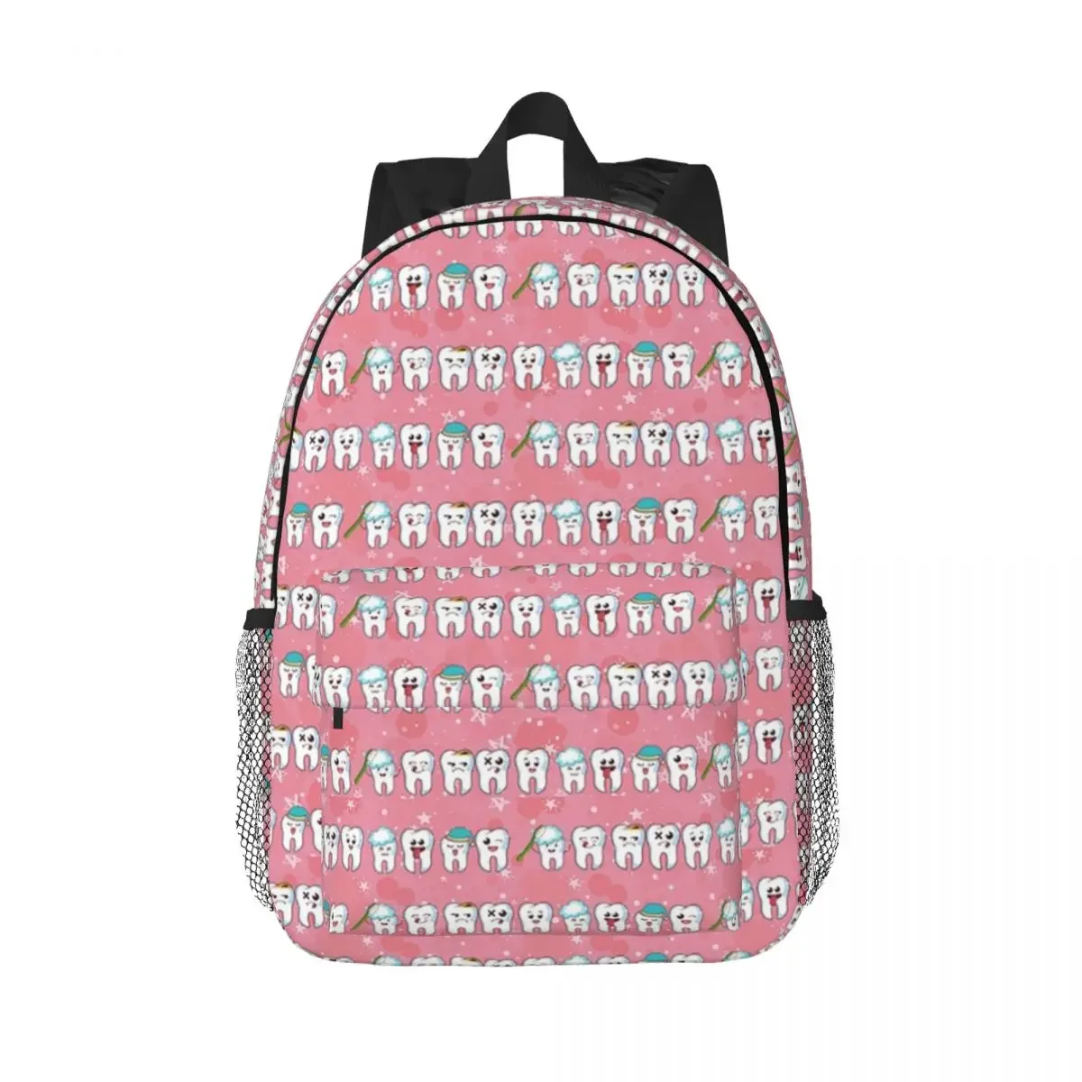 Cute Dental Assistant Gift Women Smile Teeth Backpacks Teenager Bookbag Fashion Children School Bag Travel Rucksack Shoulder Bag