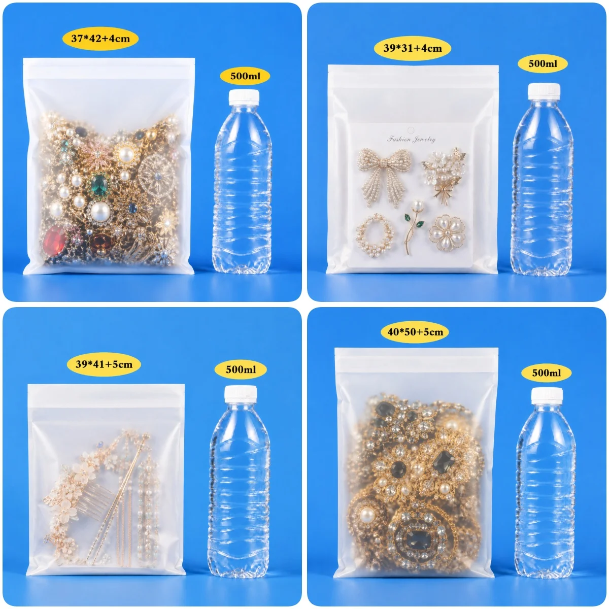Umweltfreundliche, biologisch abbaubare Glasin-Papiertüten, halbtransparente Tasche, selbstklebende Umschläge, für Datenkabel, Kleidung, Accessoires – Detail 16