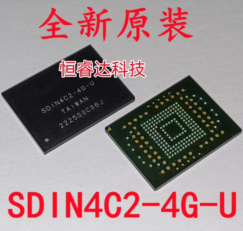 1-10pcs/lot Original New SDIN4C2-4G BGA169 SDIN4C2 FBGA memory chip in stock