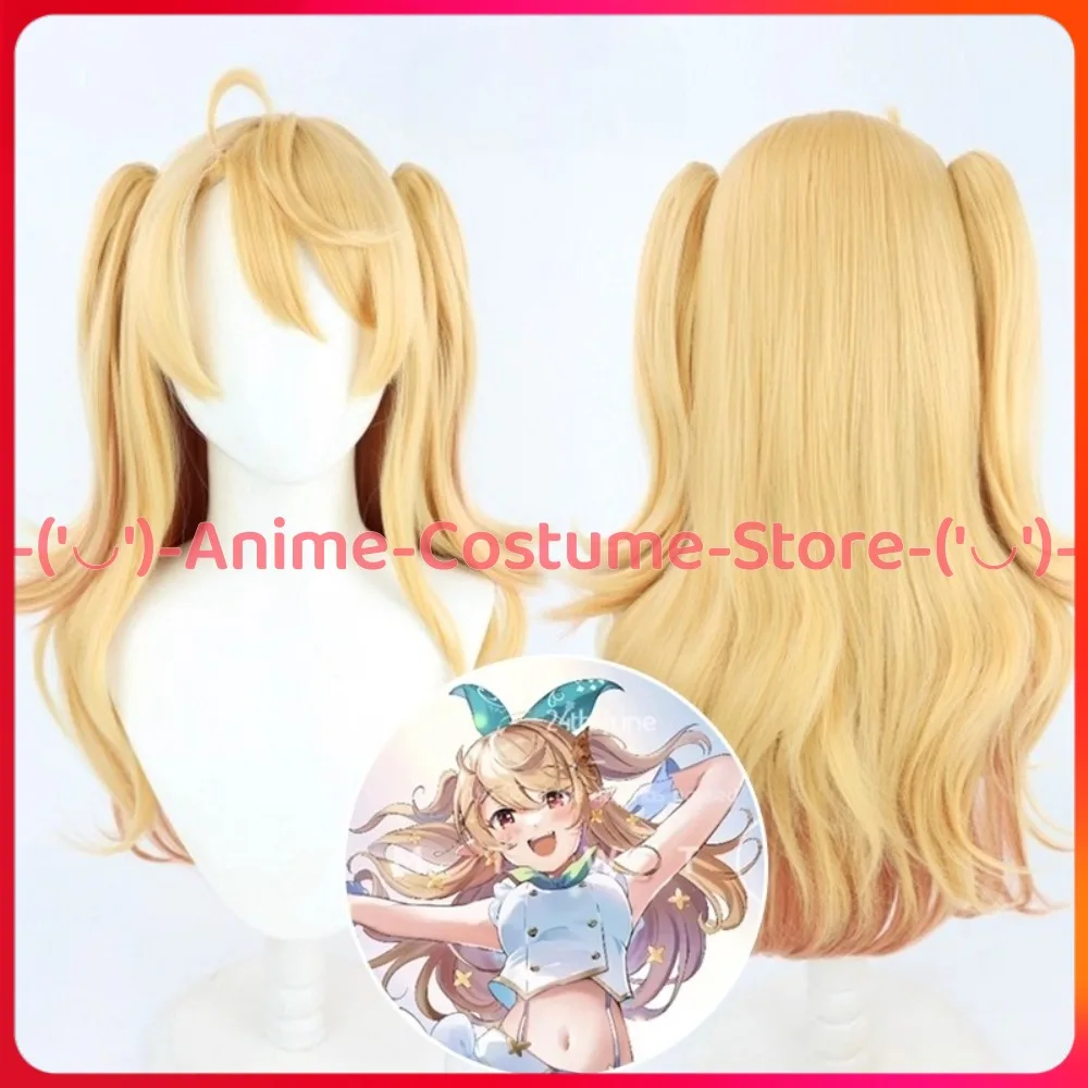 

NIJISANJI VTuber Pomu Rainpuff, парик для косплея, персонаж аниме, Хэллоуин, карнавальный костюм для вечеринки, парики, термостойкие синтетические волосы