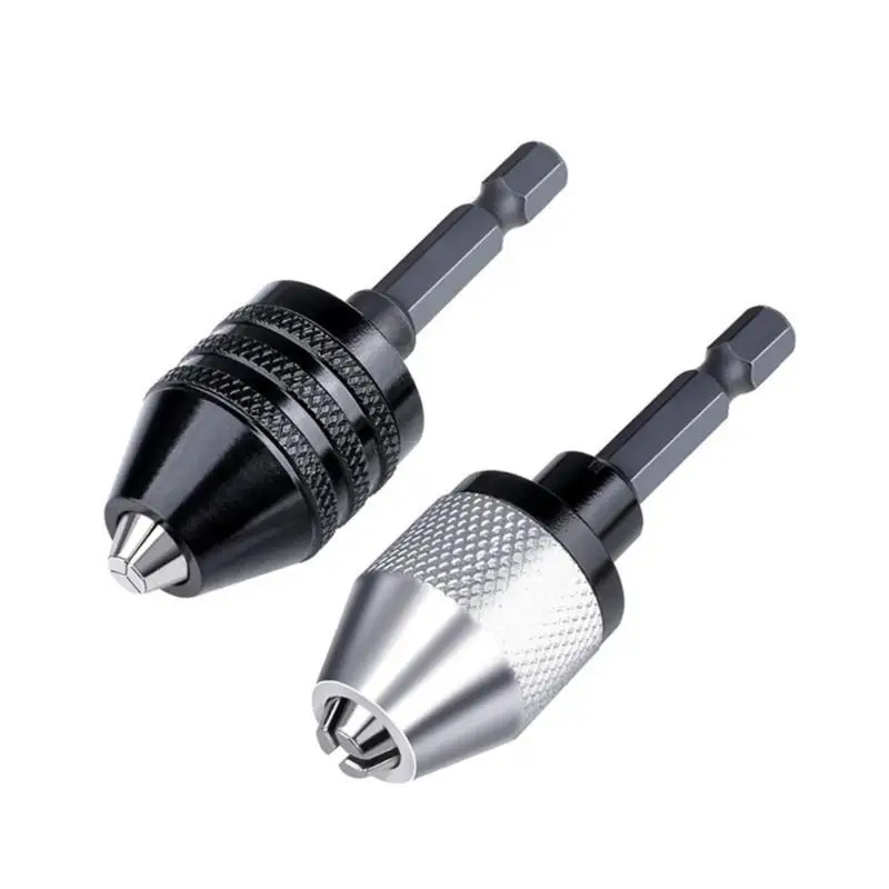 

for 0.3 6.5mm Bits Hexagonal Handle Three Jaw Self Centering Twist Drill Chuck Q81C