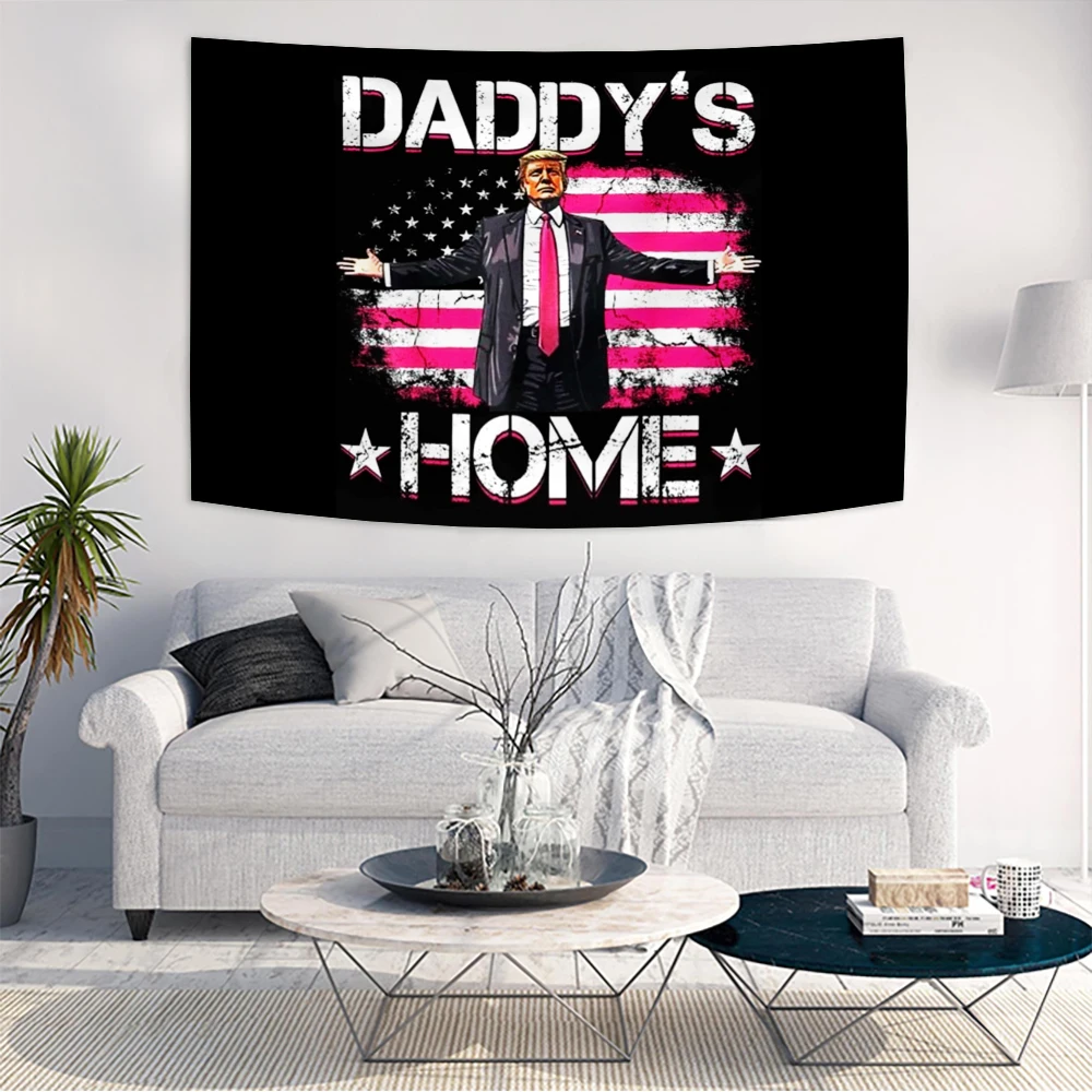 daddys-домашние-флаги-розовый-гобелен-для-дома-на-открытом-воздухе-Крытый-сад-украшения-баннер-домашний-декор