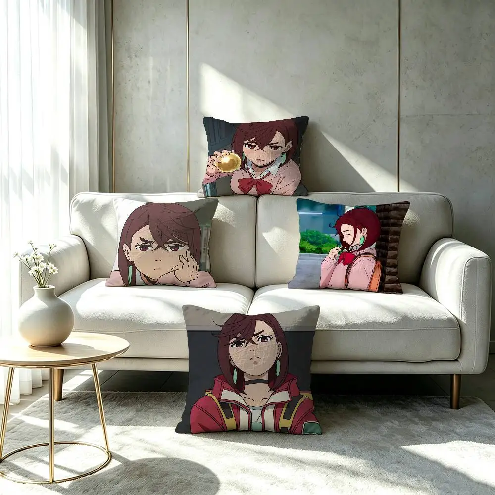 Momo Ayase D-Dandadans Pillow cover gift High definition digital printing,Surprise  vivid pattern Household.