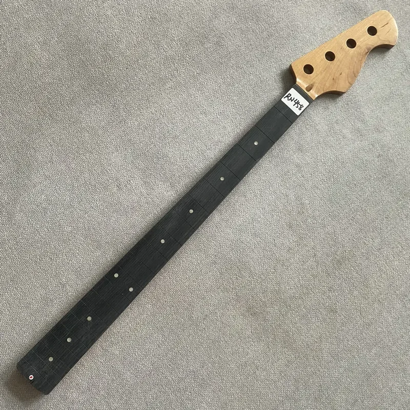 

RN458 Незаконченный безладовой электрический бас-гитара, 4 струны, 20 ладов, масштаб 864 мм, без логотипа, без красок, запасная часть «сделай сам»