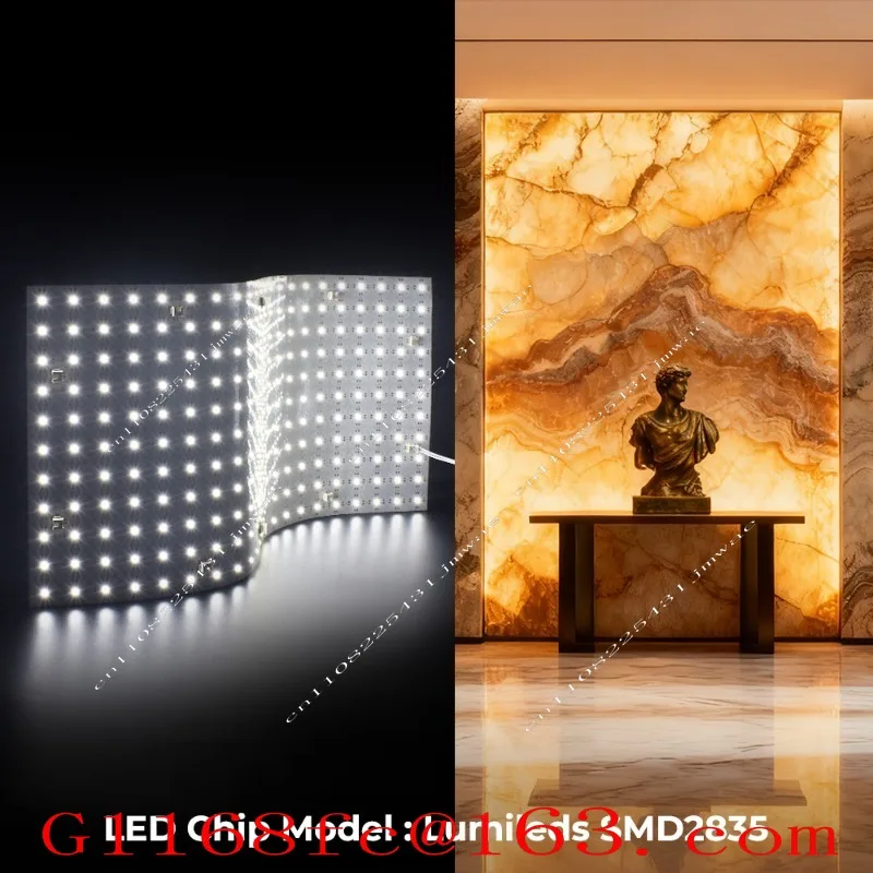 Marble Translucent Stone Island Table Atmosphere Backlight DIY Luminous Lamp Led Light Strip