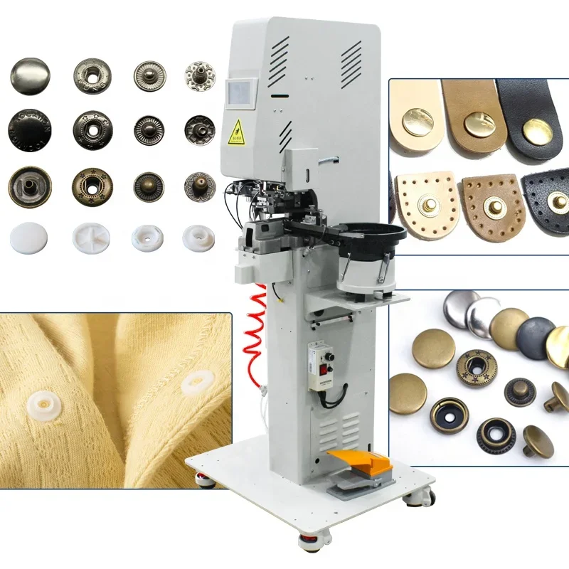 Commercial Use High Speed Multifunctional Fast Stable Snap Button Riveting Machine