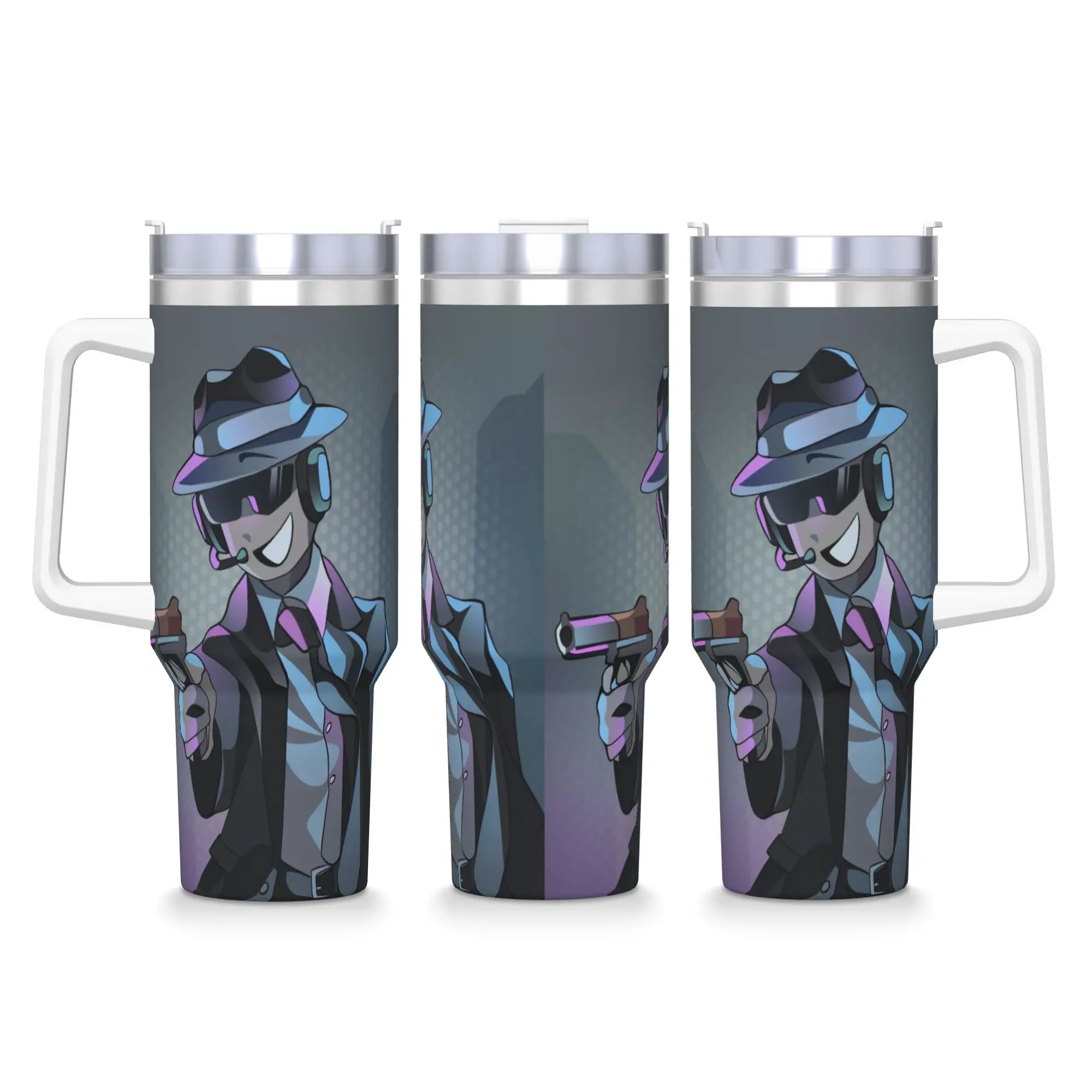 

Forsaken Chance стакан из нержавеющей стали, дорожная кофейная кружка с соломинкой и крышкой, автомобильные кружки большой емкости, бутылка для горячих напитков