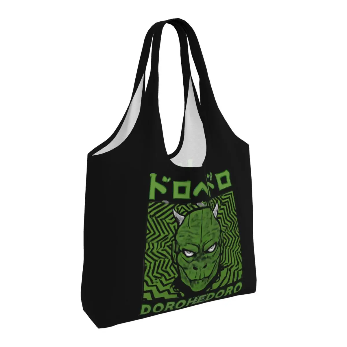 Dorohedoro Dark Fantasy Vibes Large Capacity Canvas Tote Bag Single Shoulder Commute Bag For Women Eco-Friendly Shopping Bag