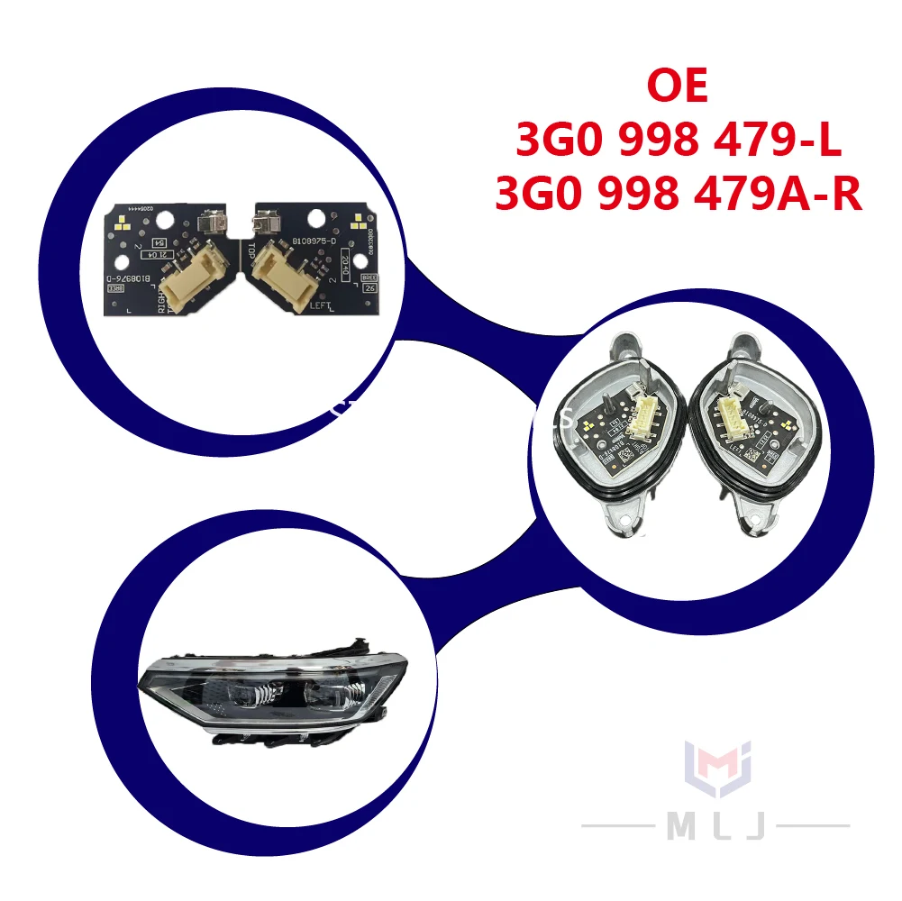 

Для VW Passat B8 3G 3G0998479 DRL 90152397 90137541 Светодиодный балласт фар L & R 3G0998479A 90152397 90137553, блок модуля управления