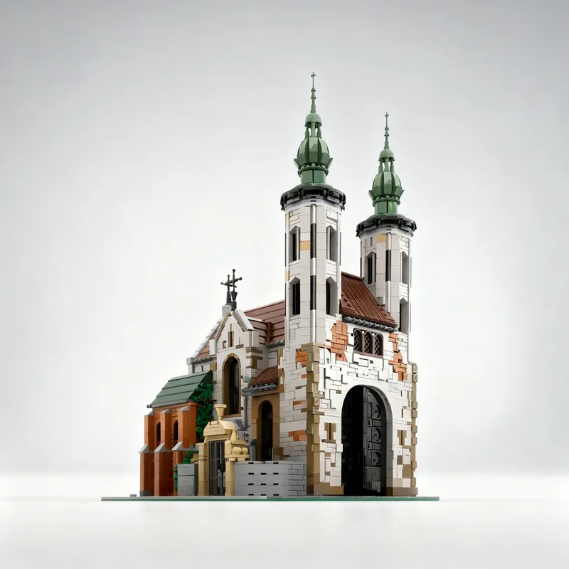 

3039pcs MOC Andrew S Church Modular Streetscape Model Building Blocks Toy Gift Creative Display Collectible Desk Premium Adult