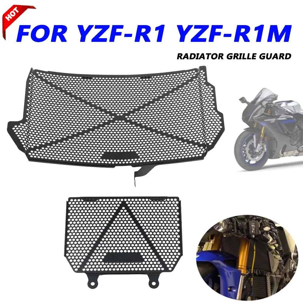 For Yamaha YZF R1 YZFR1 2015 - 2024 YZF-R1 YZF-R1M R1M Motorcycle Accessories Radiator Guard Grille Oil Cooler Protection Cover