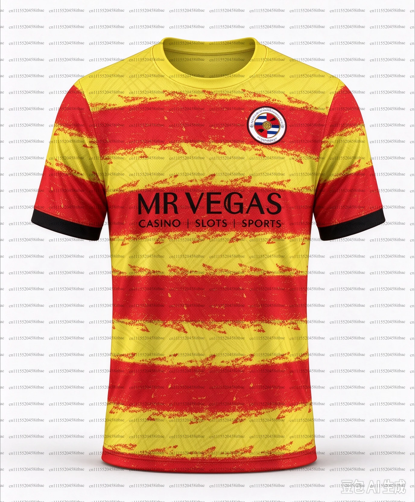26‑27 Reading FC Soccer Jersey, Men Classic Horizontal Stripes Mesh Fan Sports Tee, Breathable Quick Dry Football Training Shirt