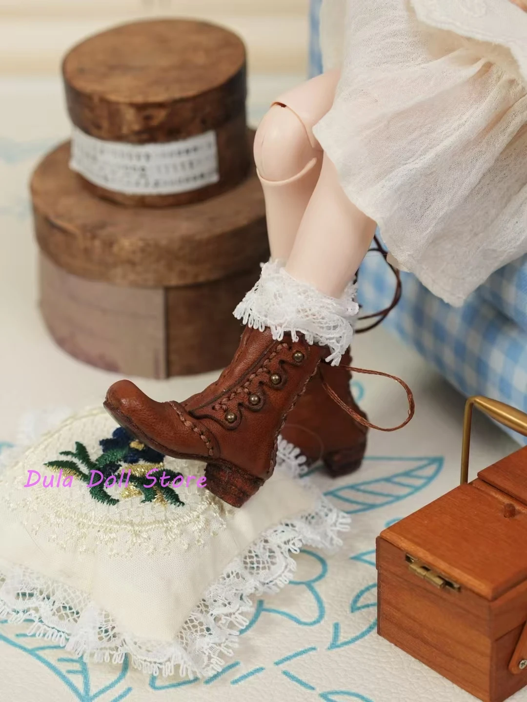 Dula Doll boots High heels Retro elegance Blythe ob24 ob22 Dolls