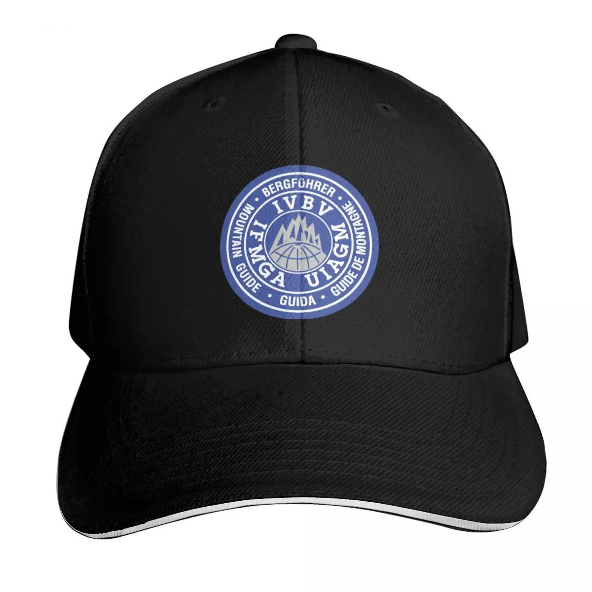 Mountain Guide Badge Baseball Cap designer cap Beach Icon Big Size Hat For Women Men's
