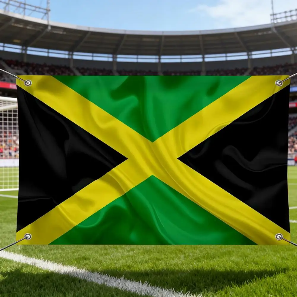 Jamaica Flags Outdoor Garden Flag Banner Decorative Yard for Home Patio Lawn Seasonal Holiday Party