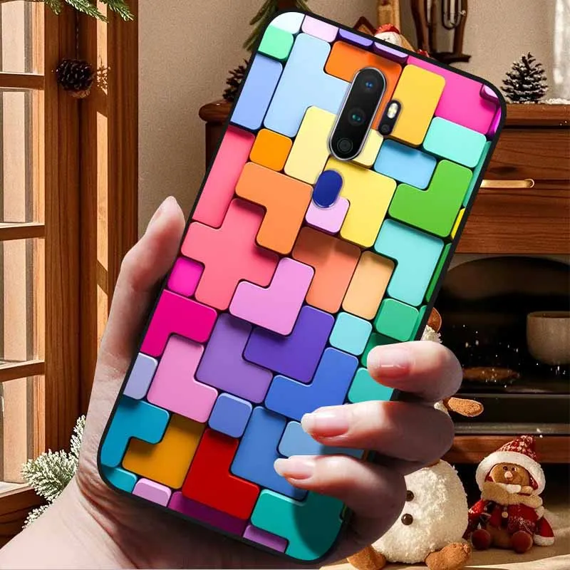 For OPPO A5 2020 Cases A9 2020 Marble Soft TPU Silicone Phone Covers For OPPO A9 2020 Case Fundas Bumper for OPPOA5 A 9 2020 Cat image 3